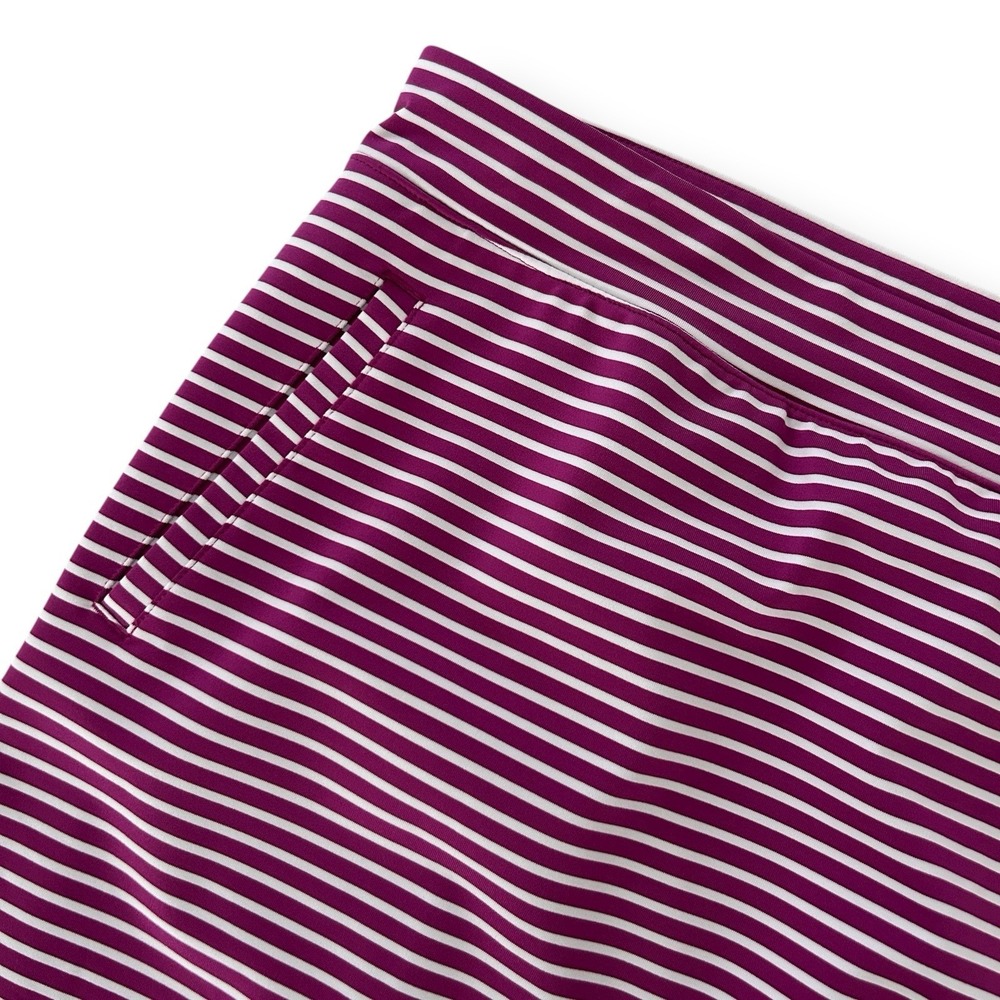 Chico's Zenergy Women XXL Purple Multicolor Size 4 Stripe Skort Skirt 20/22 NWT - Picture 3 of 15